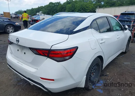 2022 Nissan Sentra S Xtronic Cvt z USA, uszkodzony, nr VIN 3N1AB8BV0NY282081